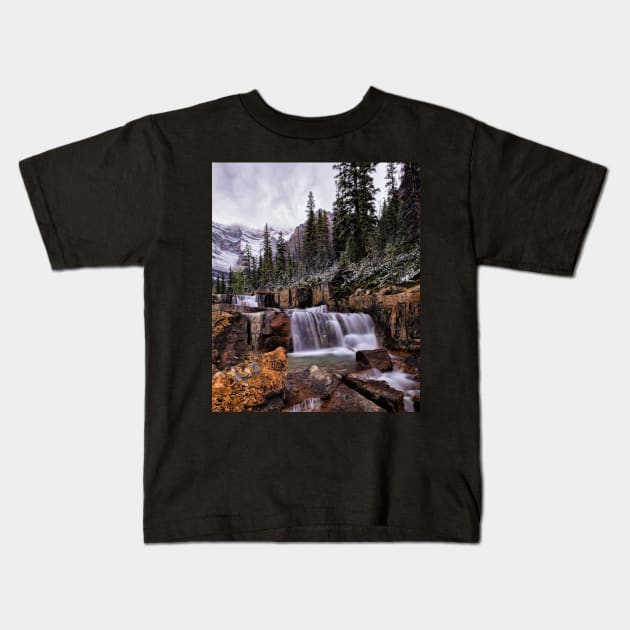 In the Footsteps of Giants Kids T-Shirt by krepsher